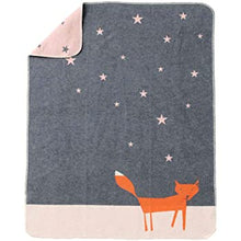 Load image into Gallery viewer, Star and Fox Blanket
