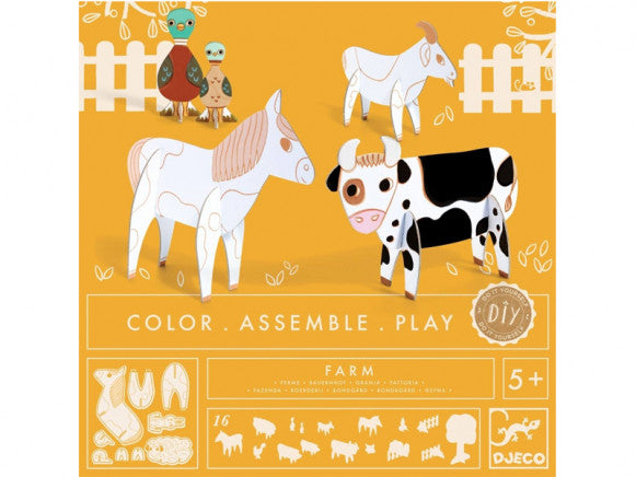 Color. Assemble. Play. Farm
