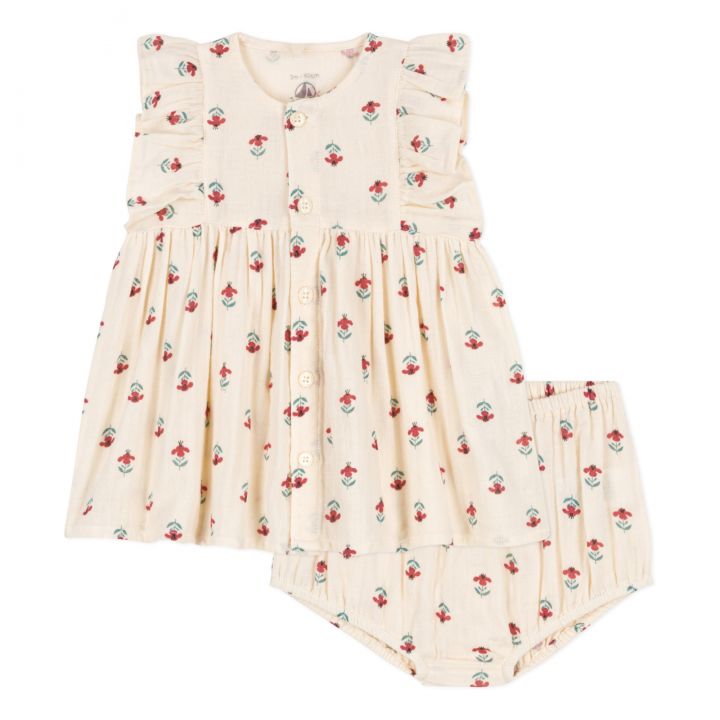 Baby Girl Floral Dress with Bloomers