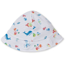 Load image into Gallery viewer, Deep Sea Divers Reversible Sunhat- Blue
