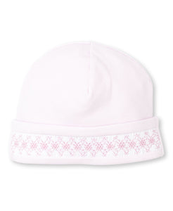 Hand Smocked Pink Baby Hat
