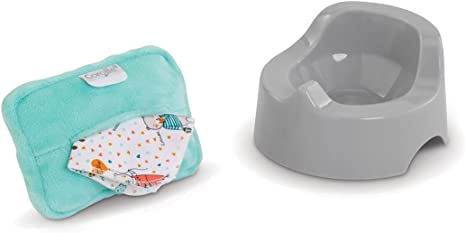 Corolle Potty and Wipe Set